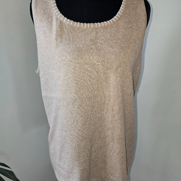 VINCE CAMUTO Whipstitch Sweater Tank Top - Picture 6 of 6